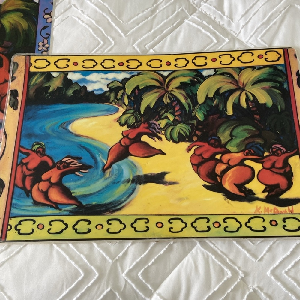 Placemats six Kauai set